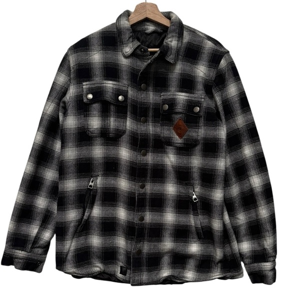 Harley Davidson Mens Reinforced Slim Fit Riding Shirt Jacket Size Small - Picture 1 of 10